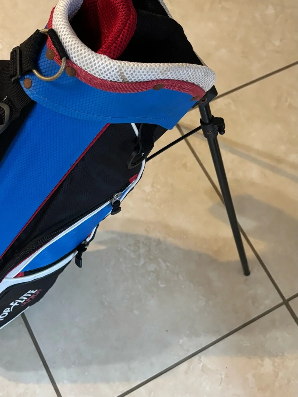 Blue Carry Golf Bag with Stand
